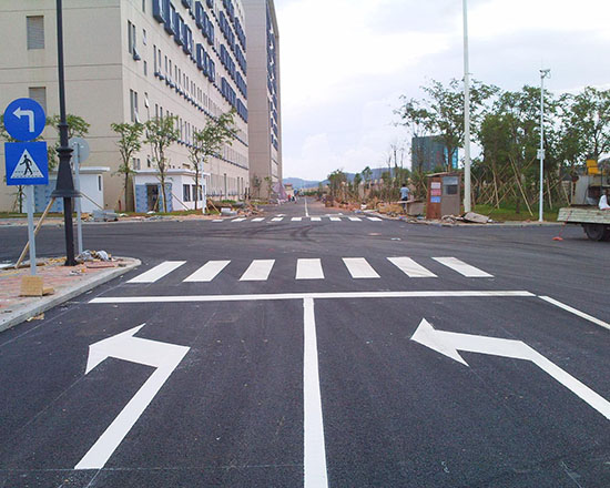 濰坊劃線,濰坊標志牌,濰坊減速帶